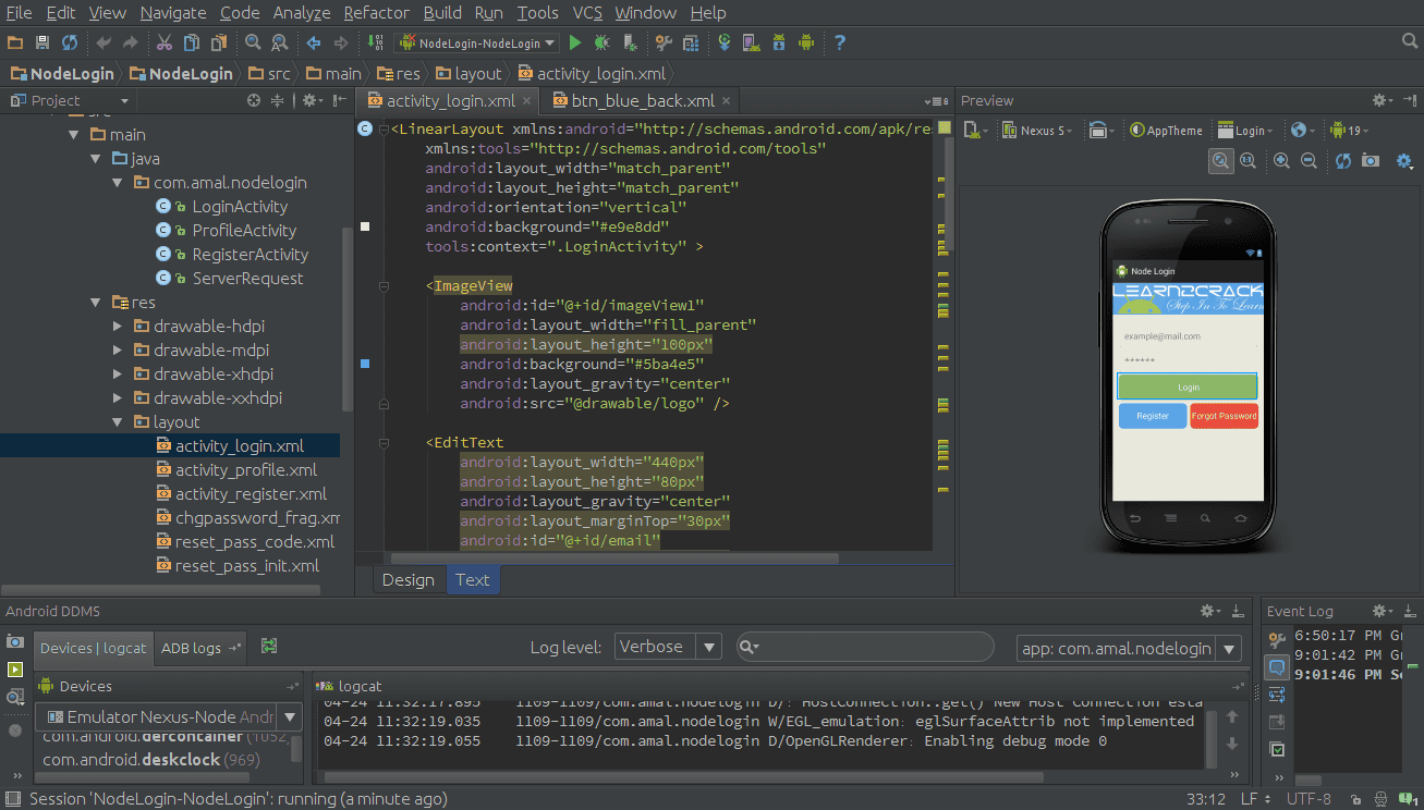 Android Studio 预览单设备布局