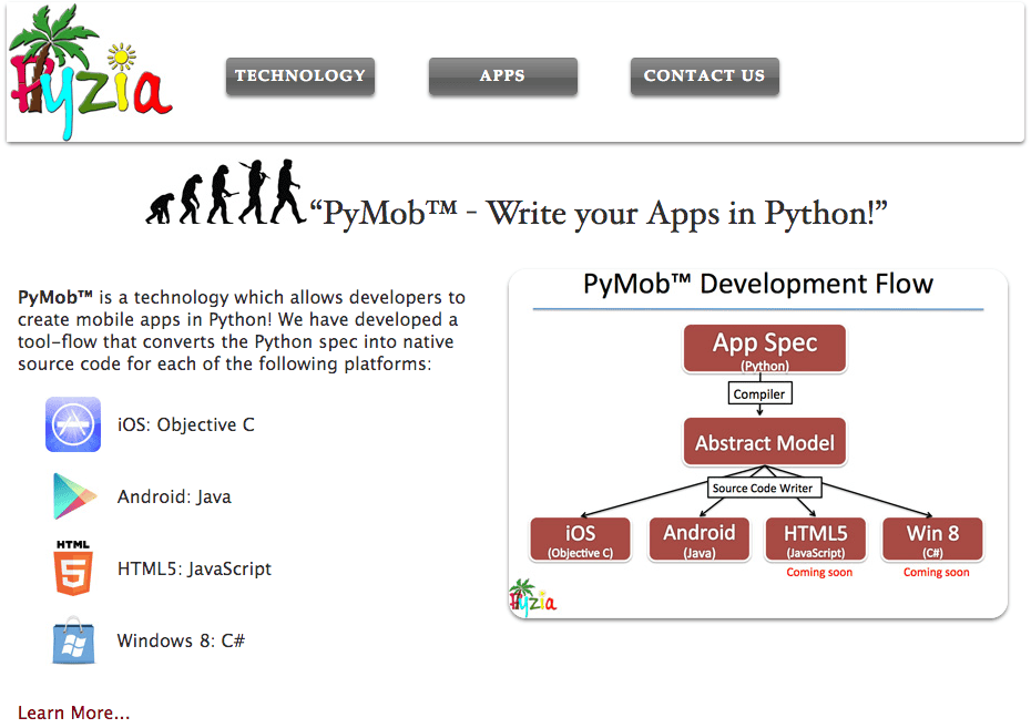 跨平台原生应用开发框架 PyMob