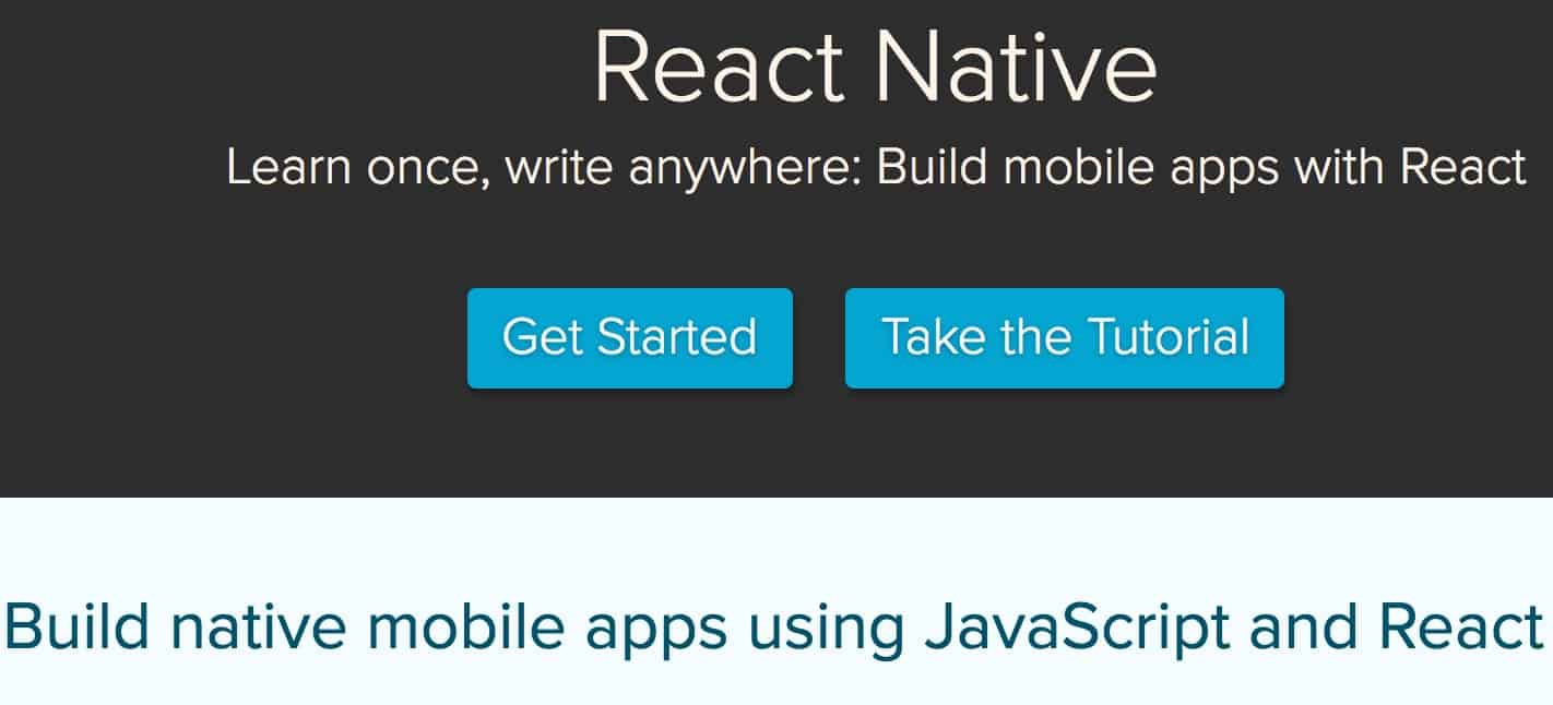 跨平台原生应用开发框架 React Native