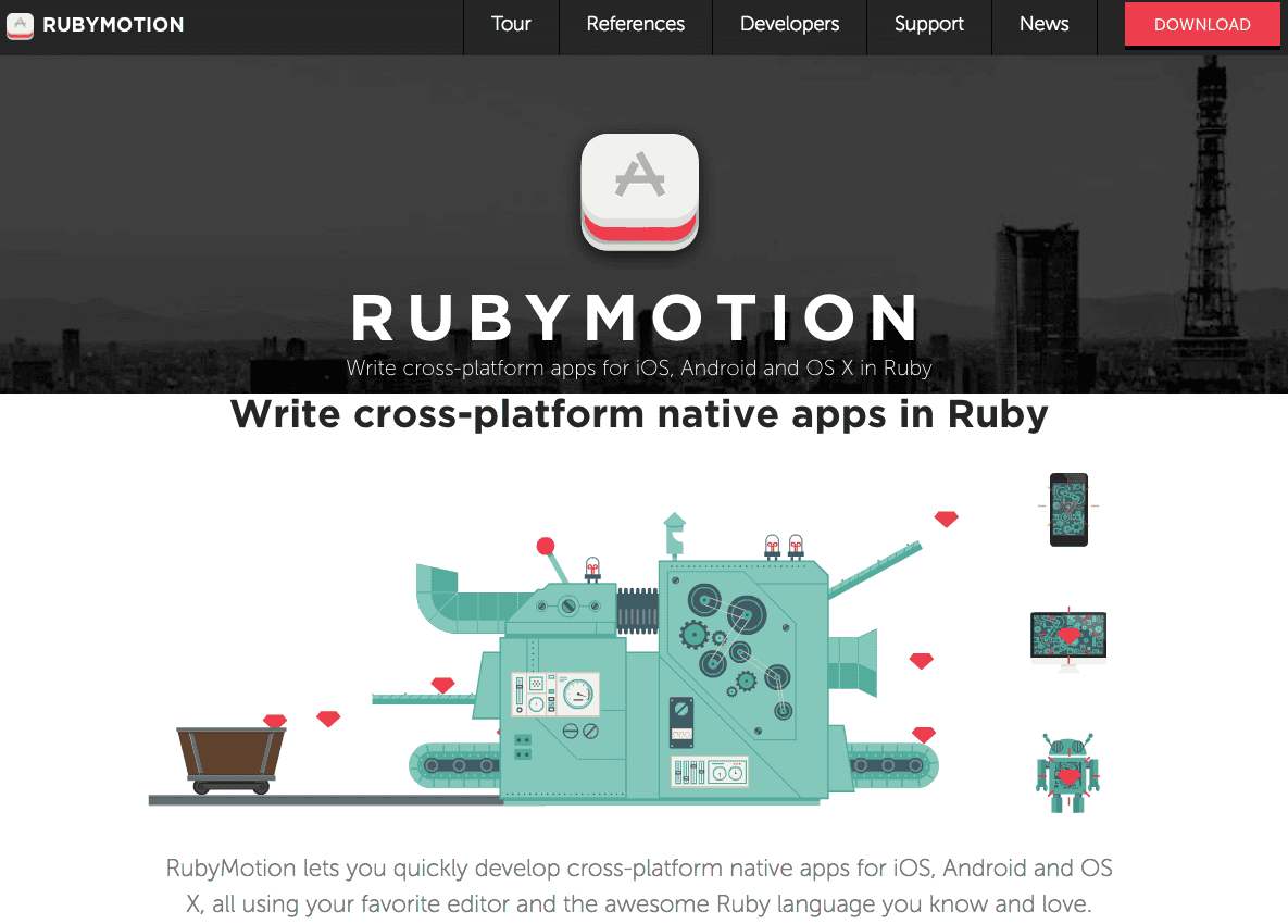 跨平台原生应用开发框架 RubyMotion