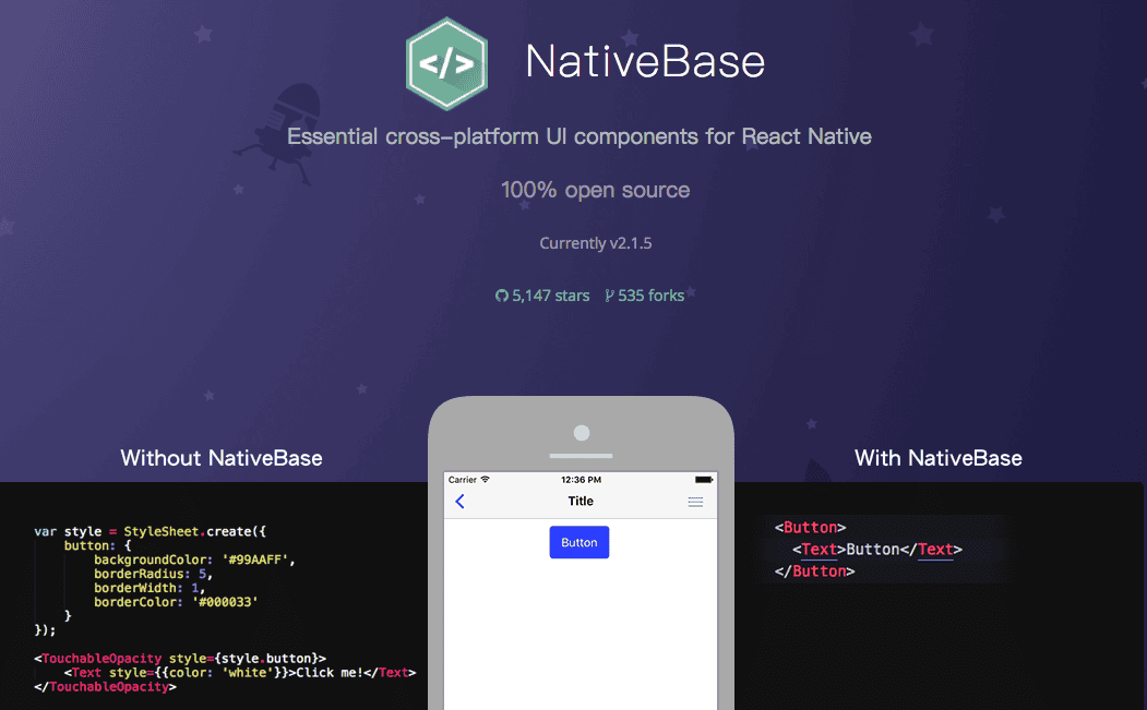 跨平台原生应用开发 UI 框架 NativeBase