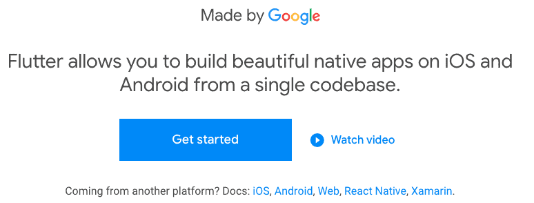 跨平台原生应用开发框架 Flutter 支持一套代码构建 Android 和 iOS 应用