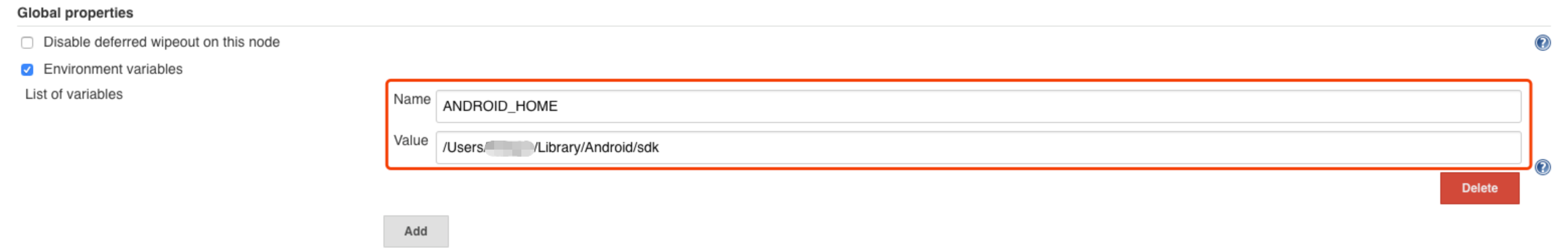 macOS Jenkins 配置系统 Android SDK