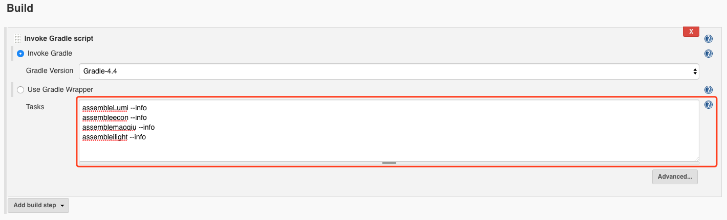 macOS Jenkins Gradle Android 多项目编译命令