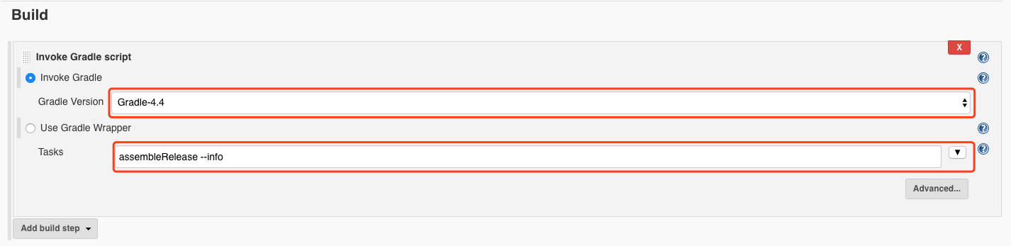 macOS Jenkins Gradle Android 单项目编译命令