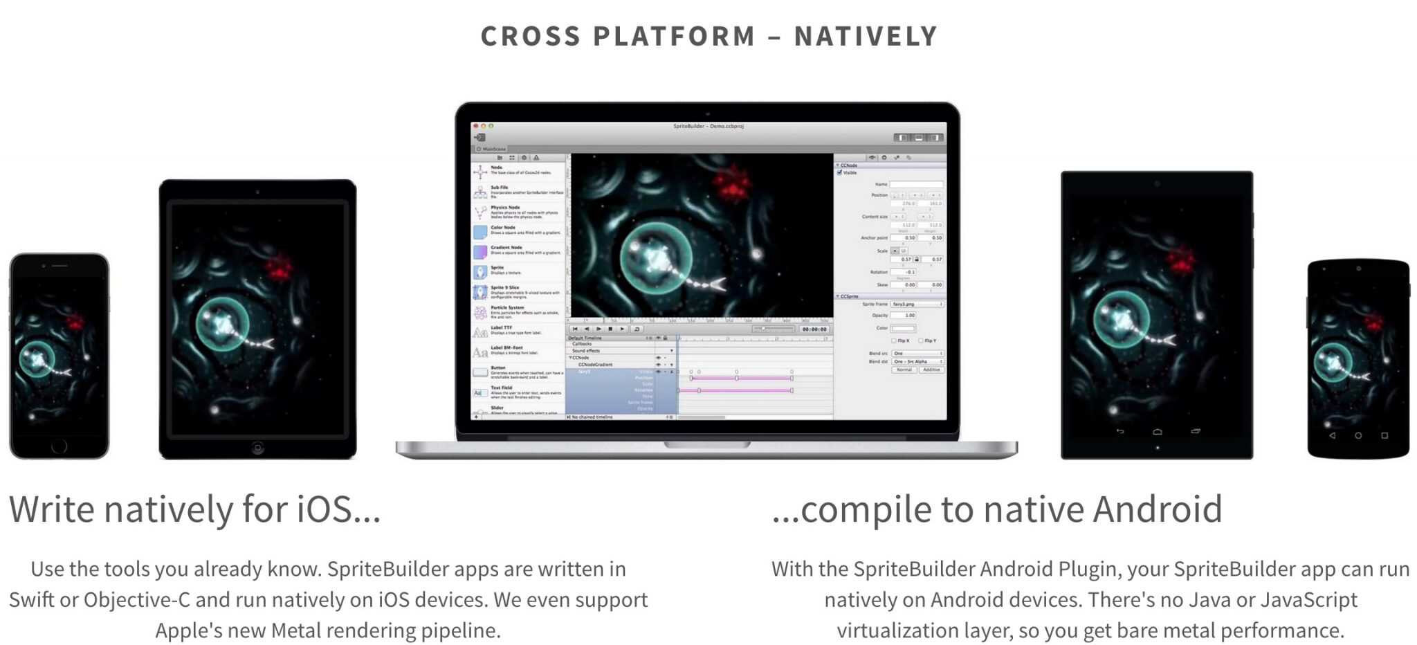 SpriteBuilder 跨平台原生介绍