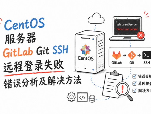 CentOS 服务器 GitLab Git SSH 远程登录失败错误分析及解决方法