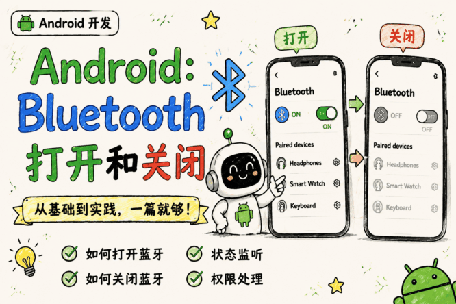 Android:Bluetooth 的打开和关闭