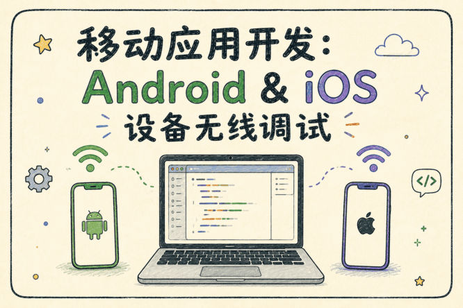 移动应用开发:Android & iOS 设备无线调试